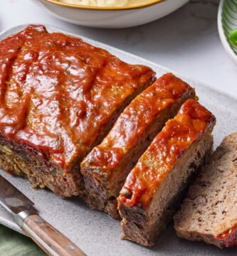 Easy Meatloaf Recipe with the BEST Glaze